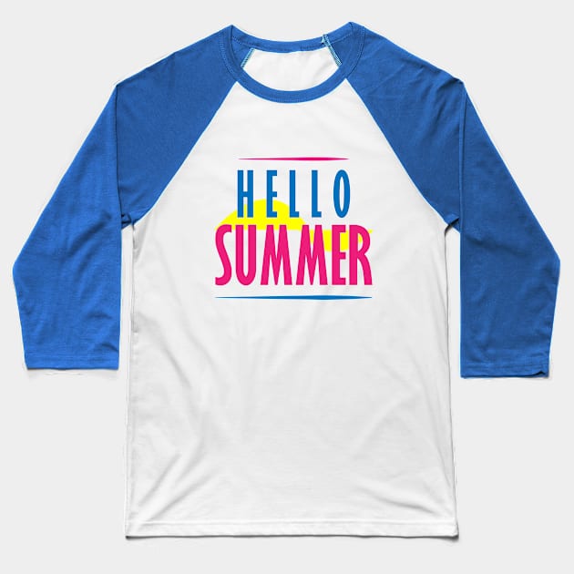 HELLO SUMMER Baseball T-Shirt by AL-STORE